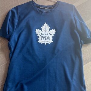 Adidas Blue Toronto Maple Leafs Tee